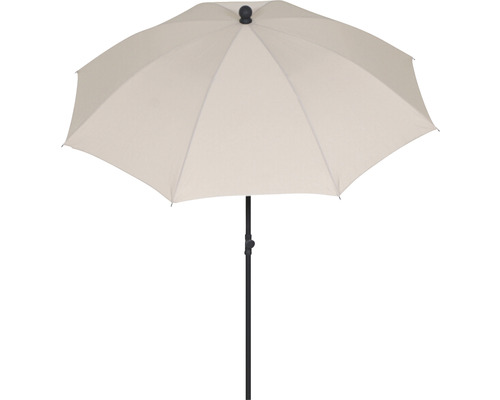 Parasol à manche central City Siena Garden Ø 180 cm natur