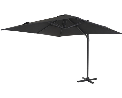 Parasol déporté Siena Garden Califorina 300 x 300 cm anthracite