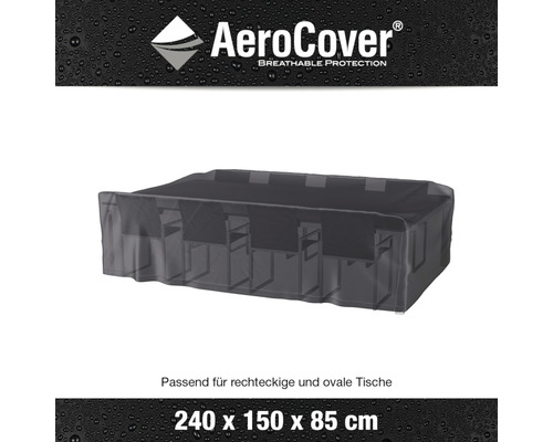 Housse de protection AeroCover pour tables rectangulaires et ovales, 240x150x85 cm