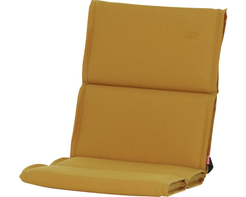 Galette d'assise pour fauteuil Stella 100 x 48 cm jaune