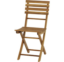 Chaise de jardin pliante en bois
