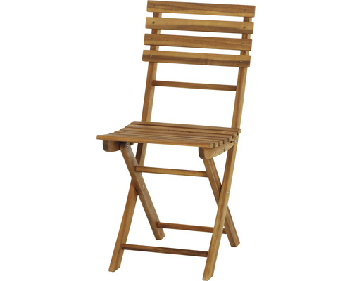 Chaise de jardin pliante en bois
