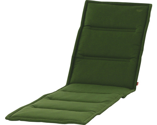 Galette d'assise pour chaise longue Musica 200 x 58 cm vert