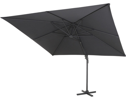 Parasol rectangulaire avec support pour l''extérieur