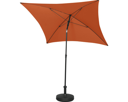 Parasol carré avec support pour l''extérieur