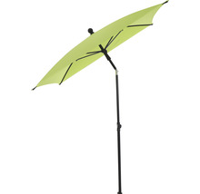 Parasol de jardin ouvert avec armature
