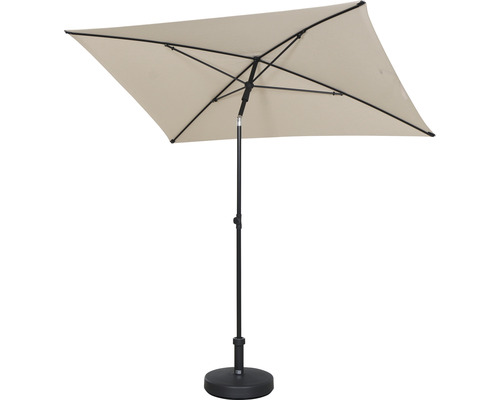 Parasol carré avec support pour l''extérieur