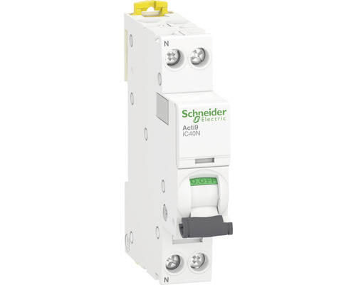 Disjoncteur LS Schneider Electric 1P+N caractéristique C 40A 6kA/10kA