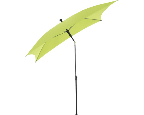 Parasol vert avec support en métal pour l''extérieur
