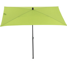 Parasol rectangulaire avec armature noire