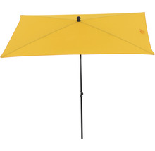 Parasol rectangulaire avec mât noir