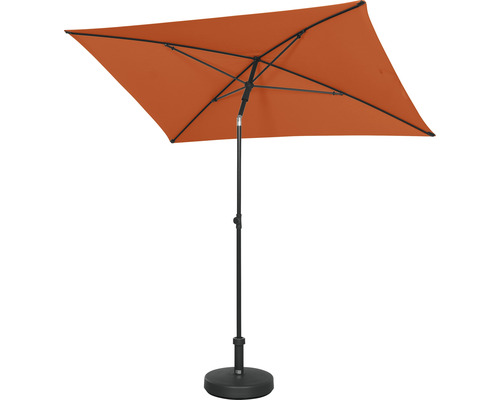 Parasol rectangulaire avec support pour l''extérieur