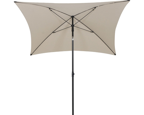 Parasol de jardin rectangulaire avec mât central