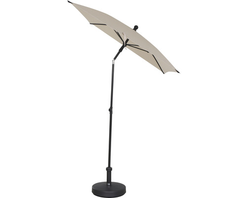 Parasol de jardin avec pied et toit pivotant