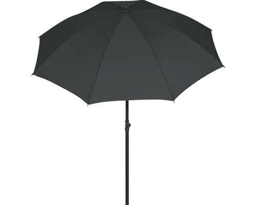 Parasol ouvert avec support