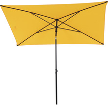 Parasol rectangulaire avec armature noire