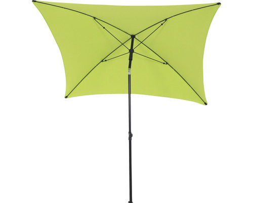 Parasol rectangulaire avec armature noire