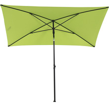 Parasol rectangulaire avec structure noire