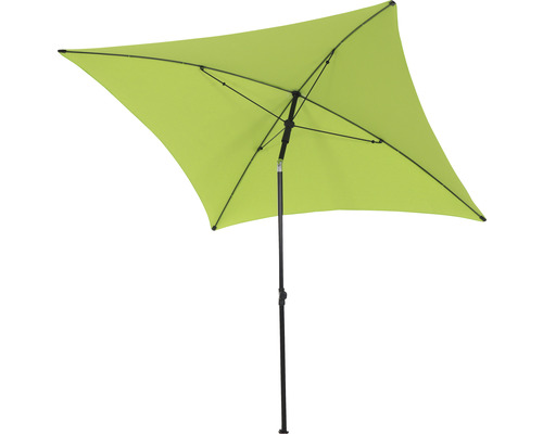 Parasol carré avec structure en acier