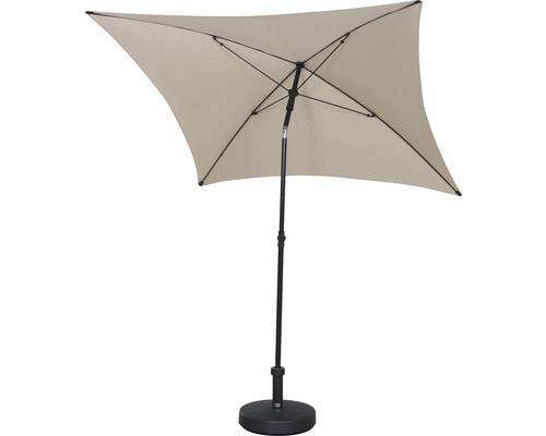 Parasol rectangulaire avec pied de parasol