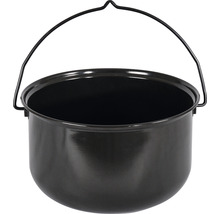 Marmite émaillée avec anse pour l''extérieur