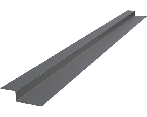 Profilé très arrondi PRECIT pour bandes à clipser trapèze gris anthracite RAL 7016 2000x90x30 mm