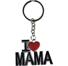 Schlüsselanhänger mit der Aufschrift Ich liebe Mama und einem Herz