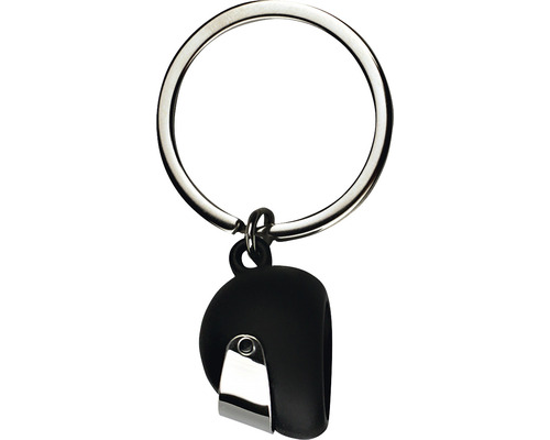 Porte-clés avec pendentif en forme de casque
