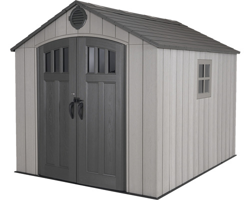 Abri de jardin avec double porte et fenêtre