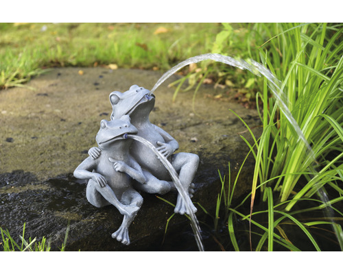 Sculpture HEISSNER paire de grenouilles 18 x 28 x 30 cm