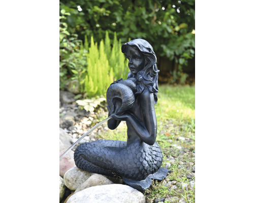 Sculpture HEISSNER Sirène avec amphore 26 x 39 x 54 cm