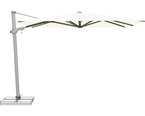 Parasol Varioflex Suncomfort 330 x 270 cm écru