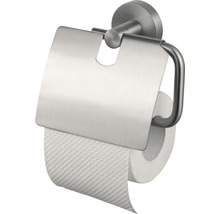 Toilettenpapierhalter aus Metall mit Papierrolle