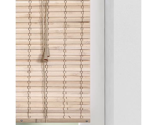 Bambusrollo mit Zugschnur und Beschlägen