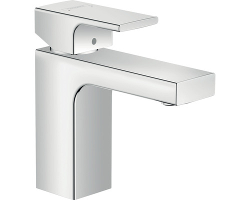 hansgrohe Waschtischarmatur mit Einhebelmischer VERNIS SHAPE 100 chrom mit Zugstange 71561000