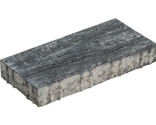 Beton Terrassenplatte iStone Lignum Structure quarzit 60 x 30 x 4 cm Pflasterstein mit Holzmaserung