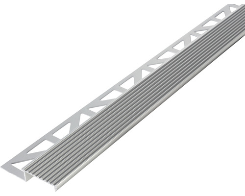 Nez de marche Dural Durastep, R11/V6, aluminium, longueur 250 cm hauteur 11 mm