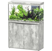 Aquarium mit Unterschrank, bepflanzt und mit Fischen