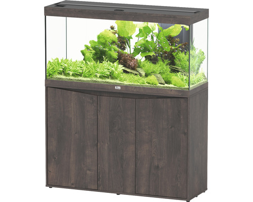 Aquariumkombination aquatlantis Splendid 240 inkl. LED-Beleuchtung, Filter, Unterschrank Wildeiche dunkel