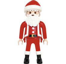 Figurine Playmobil Père Noël avec barbe et costume rouge
