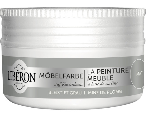 Peinture pour meubles Caséine gris crayon 75 ml Peinture pour meubles Liberon gris crayon, peinture mate pour meubles à base de caséine