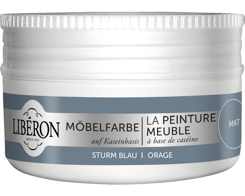 Peinture pour meubles Caséine bleu orage 75 ml Peinture pour meubles à base de caséine, bleu tempête de Liberon