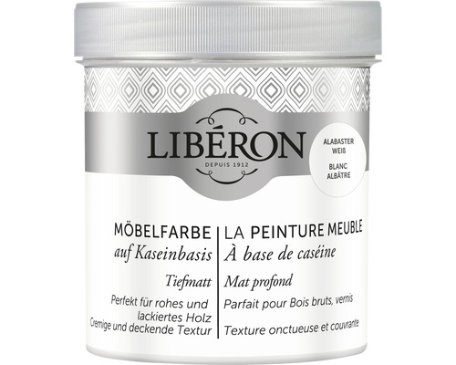 Möbelfarben Kasein Alabaster weiss 500 ml Liberon Möbelfarbe auf Kaseinbasis, Alabaster Weiss