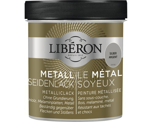 Metall Seidenlack silber 500 ml