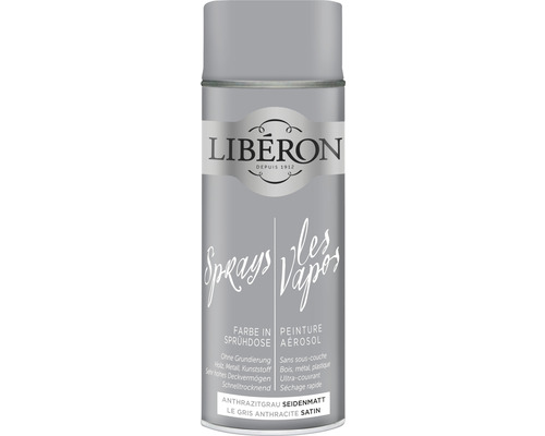 Liberon Sprays Vapos Anthrazitgrau, Farbe in Sprühdose