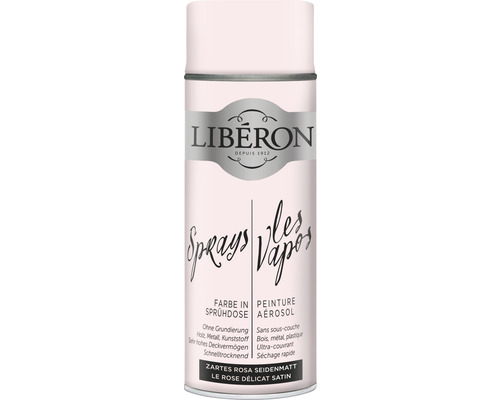 Liberon Sprays Peinture aérosol Le Rose Délicat Satin