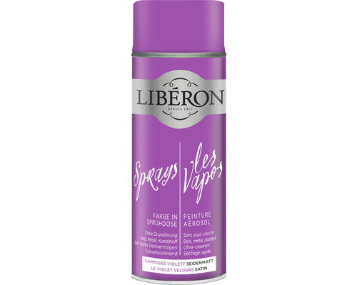 Liberon peinture aérosol violet velours satiné