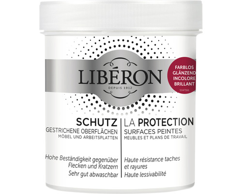 Schutz für gestrichene Oberflächen farblos glänzend 500 ml Liberon Schutz für gestrichene Oberflächen, Möbel und Arbeitsplatten