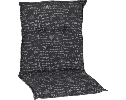 Housse pour chaise à dossier bas beo BE209 46 x 98 cm coton polyester anthracite