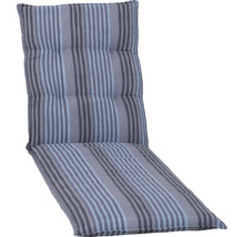 Coussin rayé pour bain de soleil pour mobilier de jardin